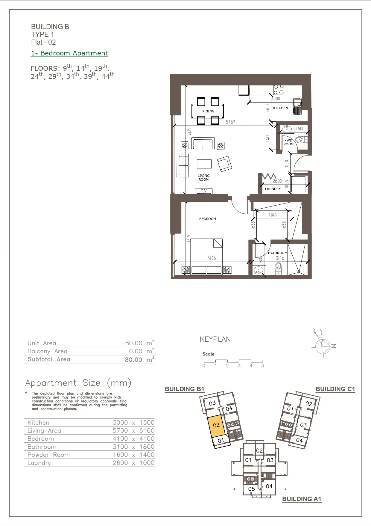 Unit floor plan image