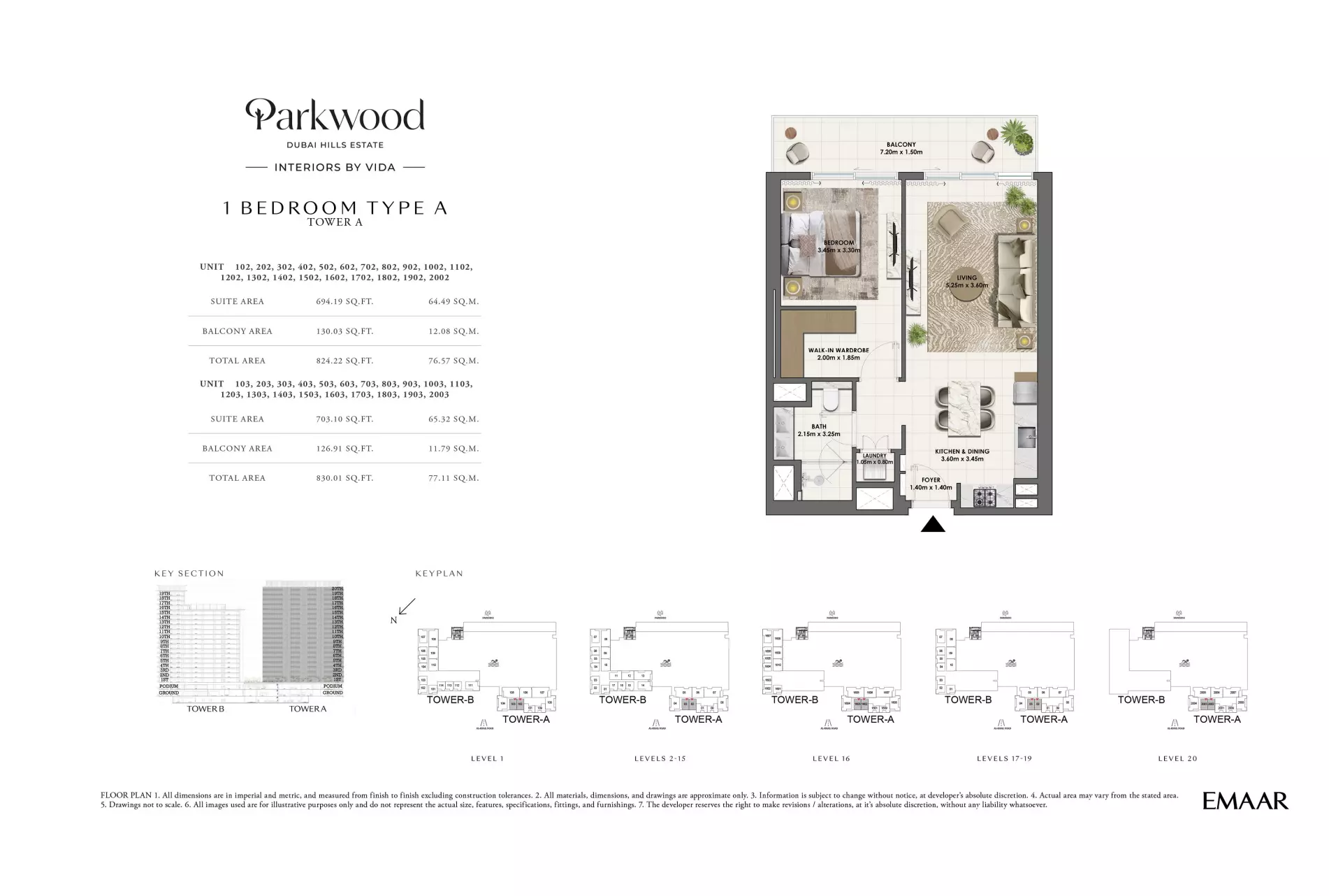 Parkwood Type A-Tower A, 1 bed