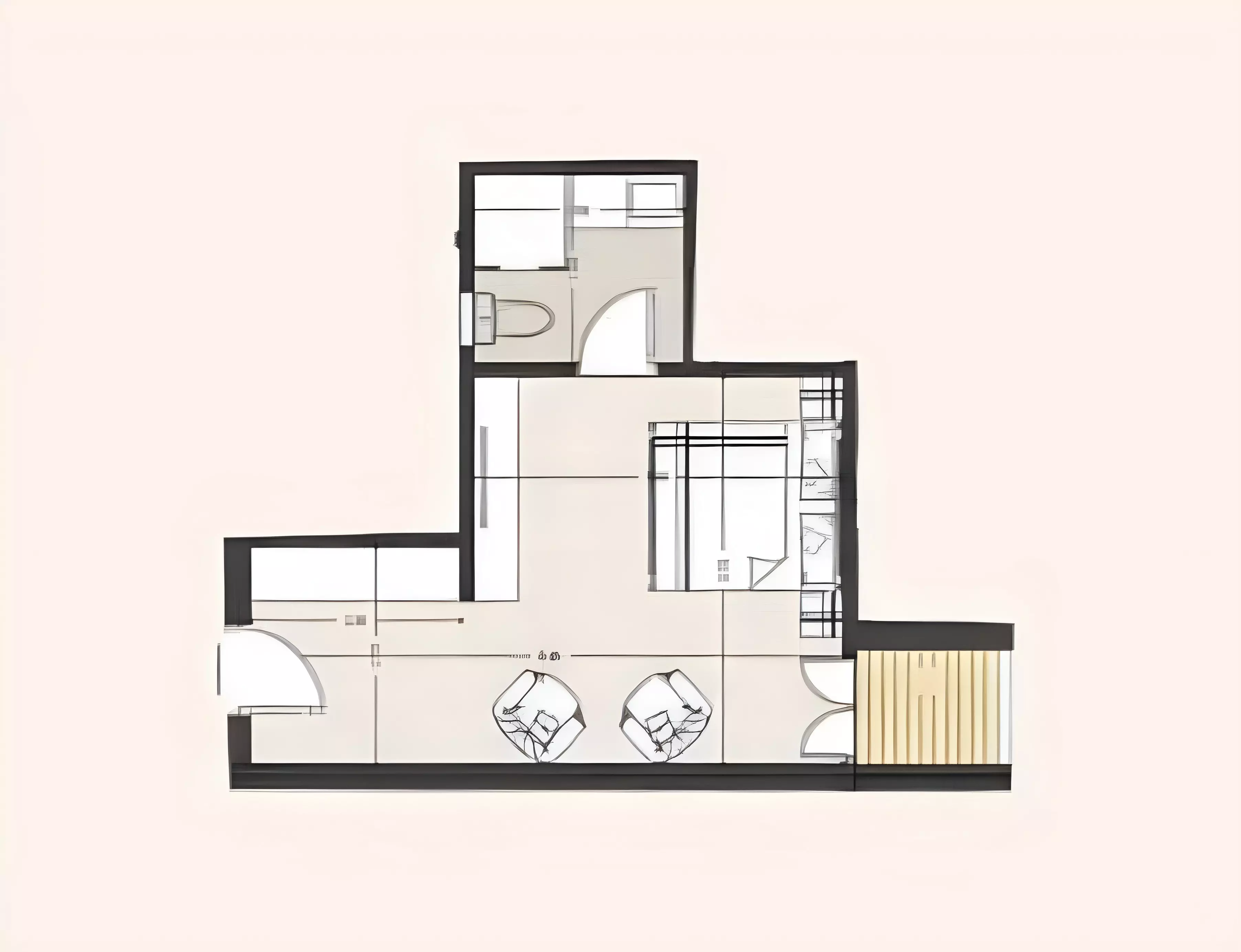 صورة مخطط ارضية الوحدة