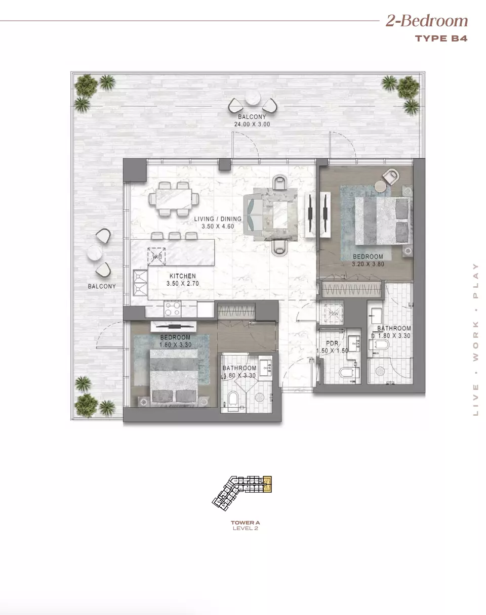 Unit floor plan image