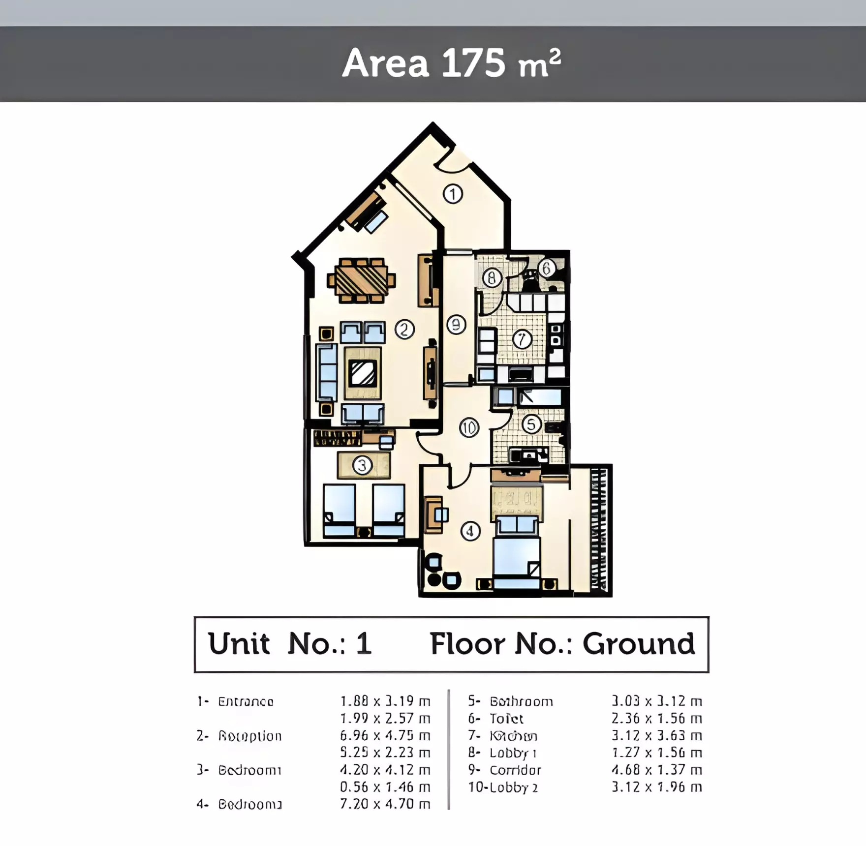 Unit floor plan image
