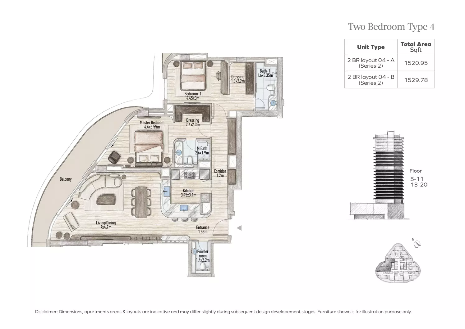 Unit floor plan image
