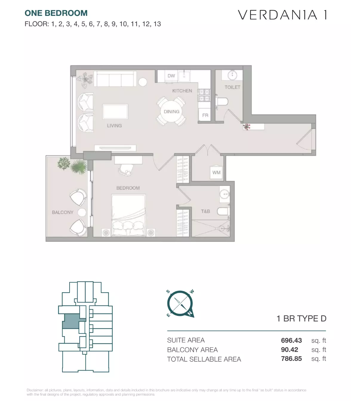 Unit floor plan image