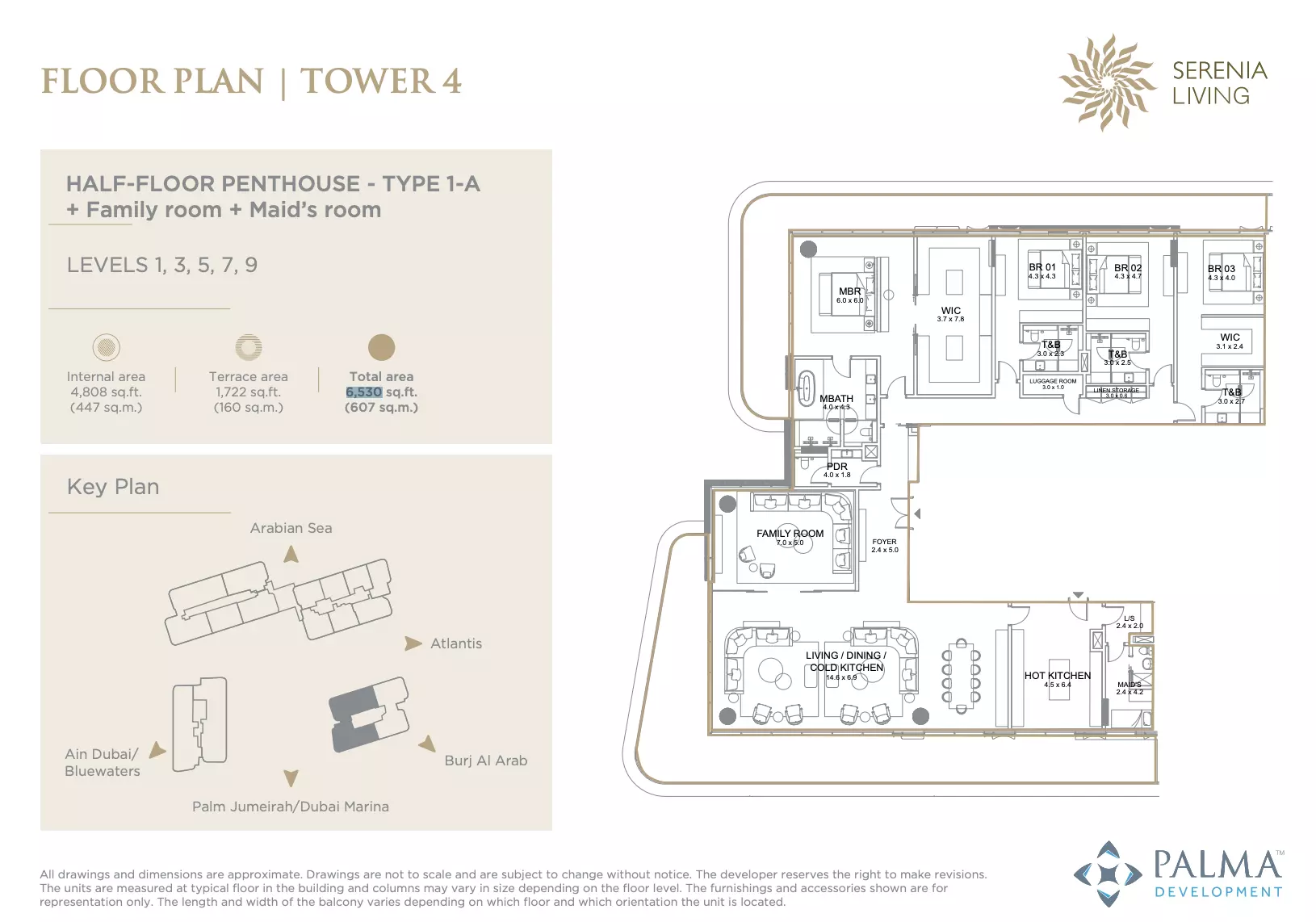 Serenia Living - Type 1-A Floor Plan