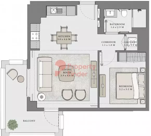 Orchid At Creek Beach Building 2 Unit 108, 1 bed