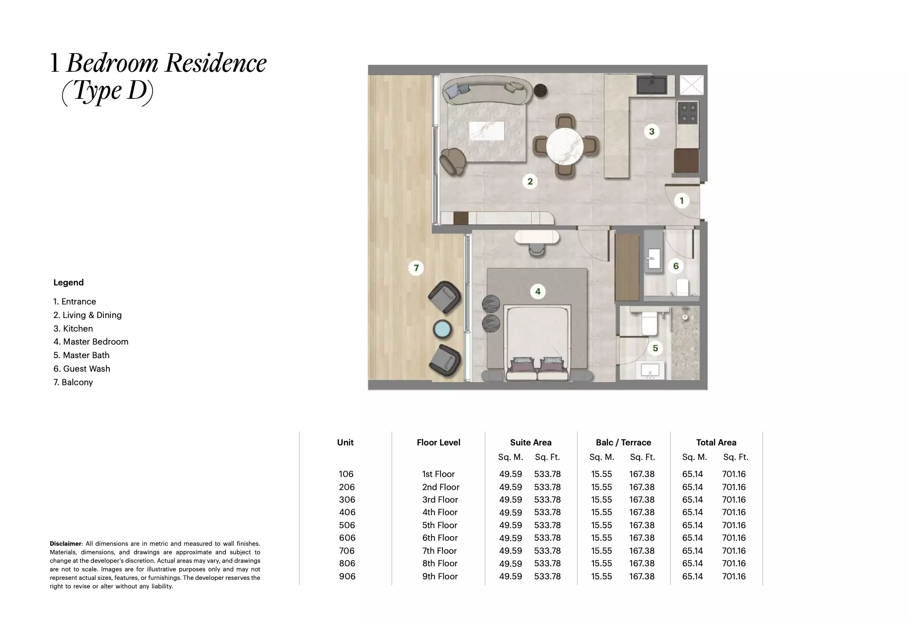 Unit floor plan image
