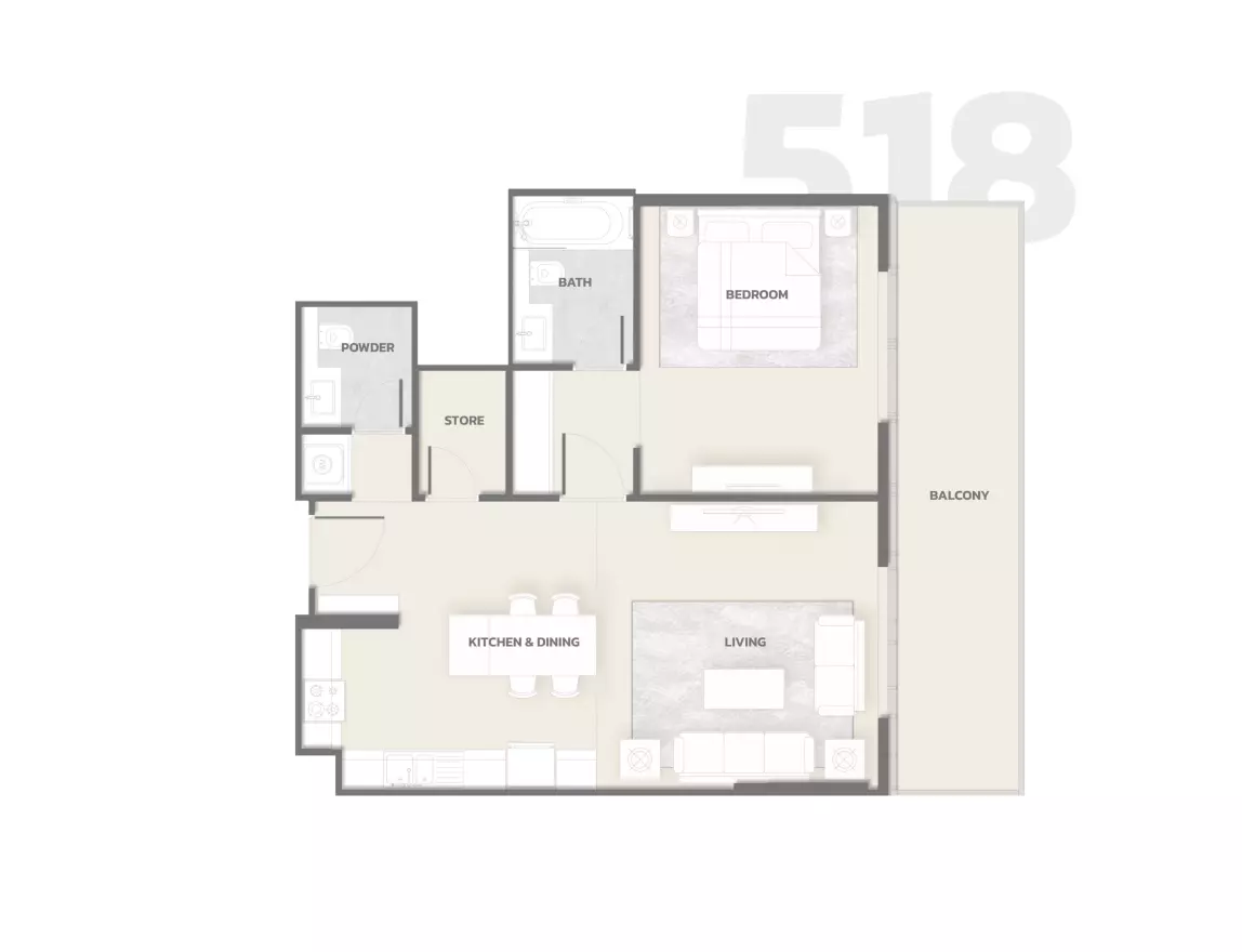 Unit floor plan image