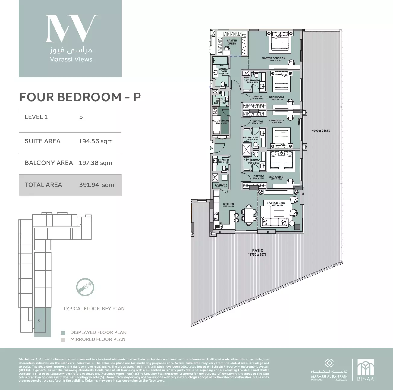 Unit floor plan image