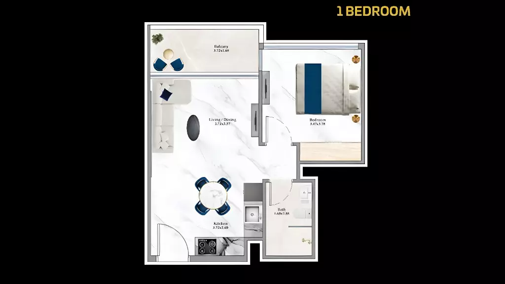 Unit floor plan image