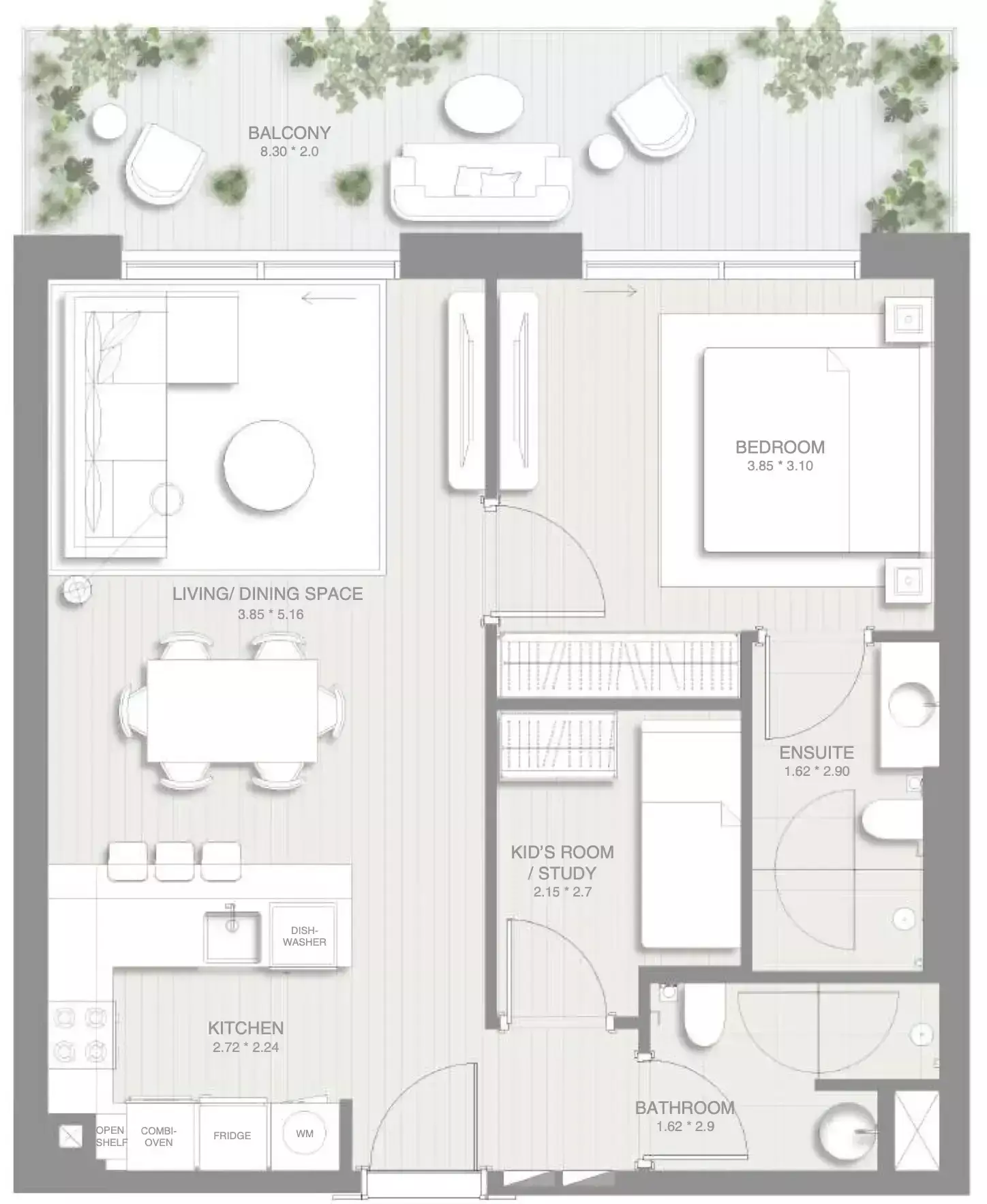 Unit floor plan image