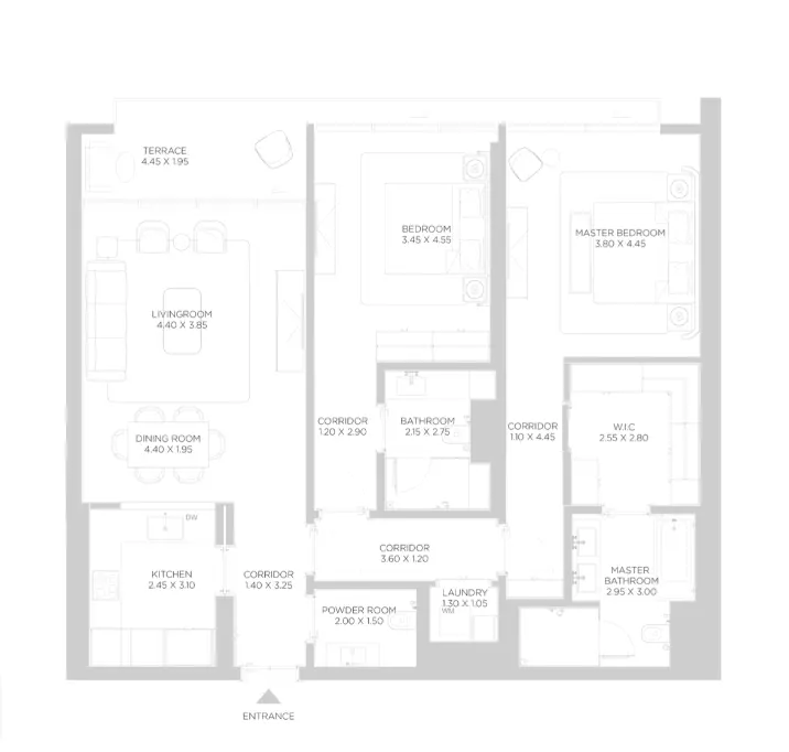 Rixos Phase 2 By Nakheel B2-Type G, 2 beds