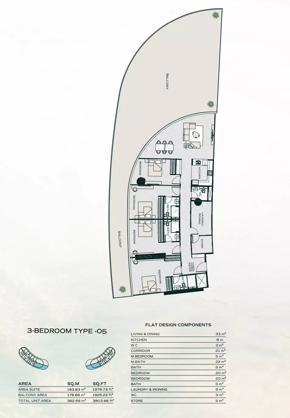 Unit floor plan image