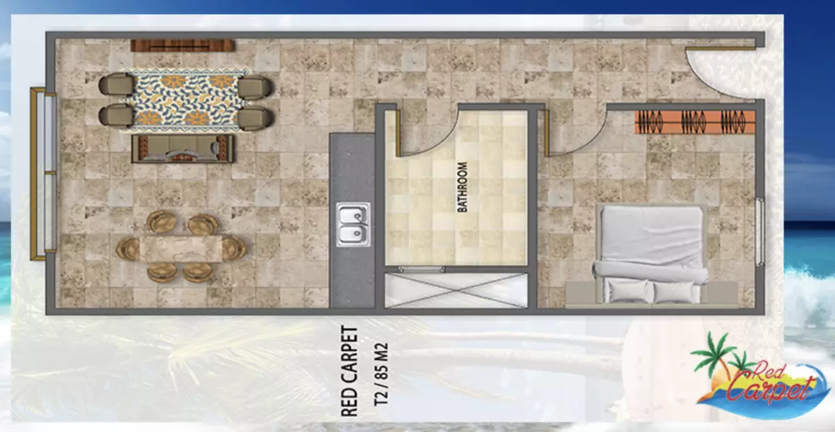 صورة مخطط ارضية الوحدة