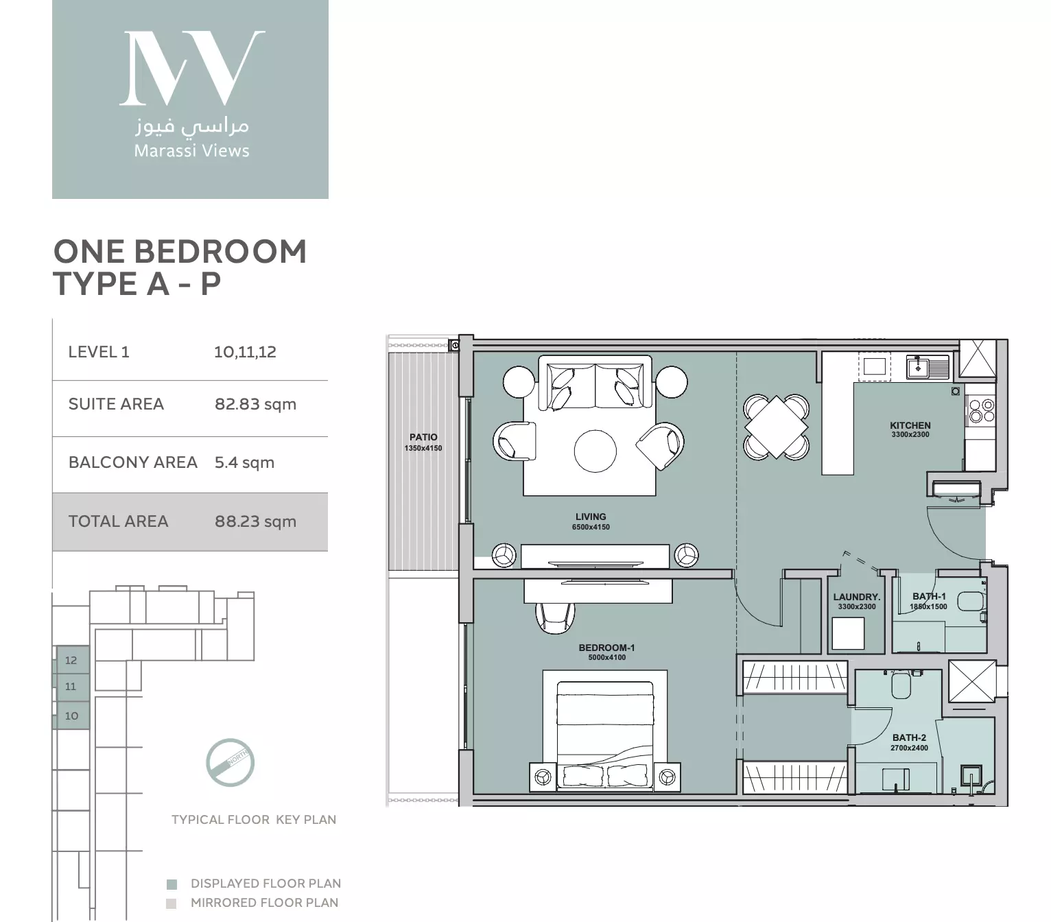 Unit floor plan image