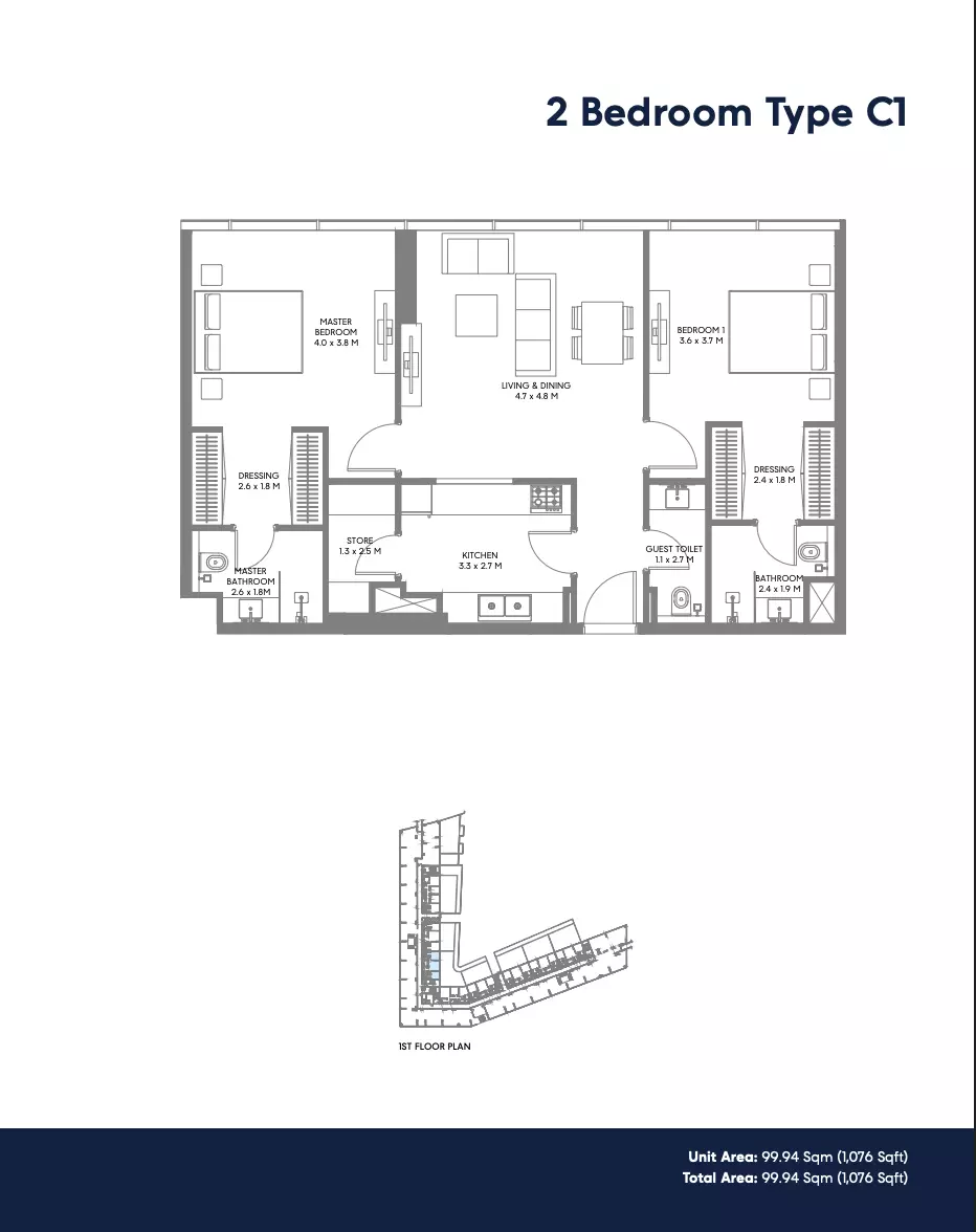 Unit floor plan image