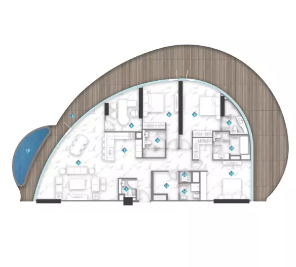 Unit floor plan image