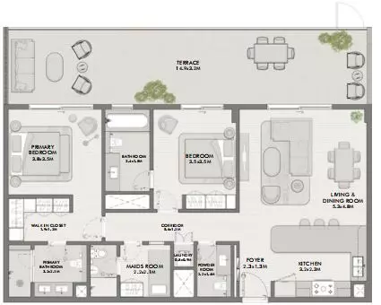 Elara Type 2E, 2 beds