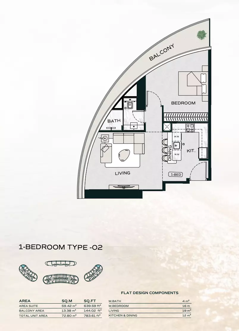 Unit floor plan image