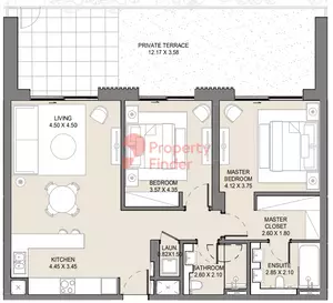 Jomana B7-Type A Level ground, 2 beds