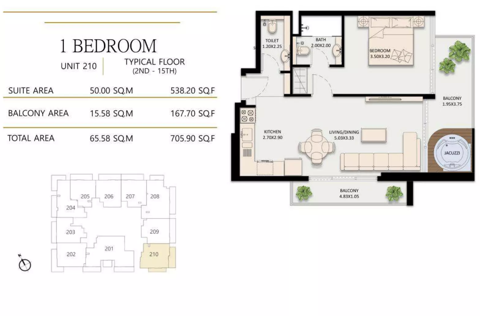 Unit floor plan image