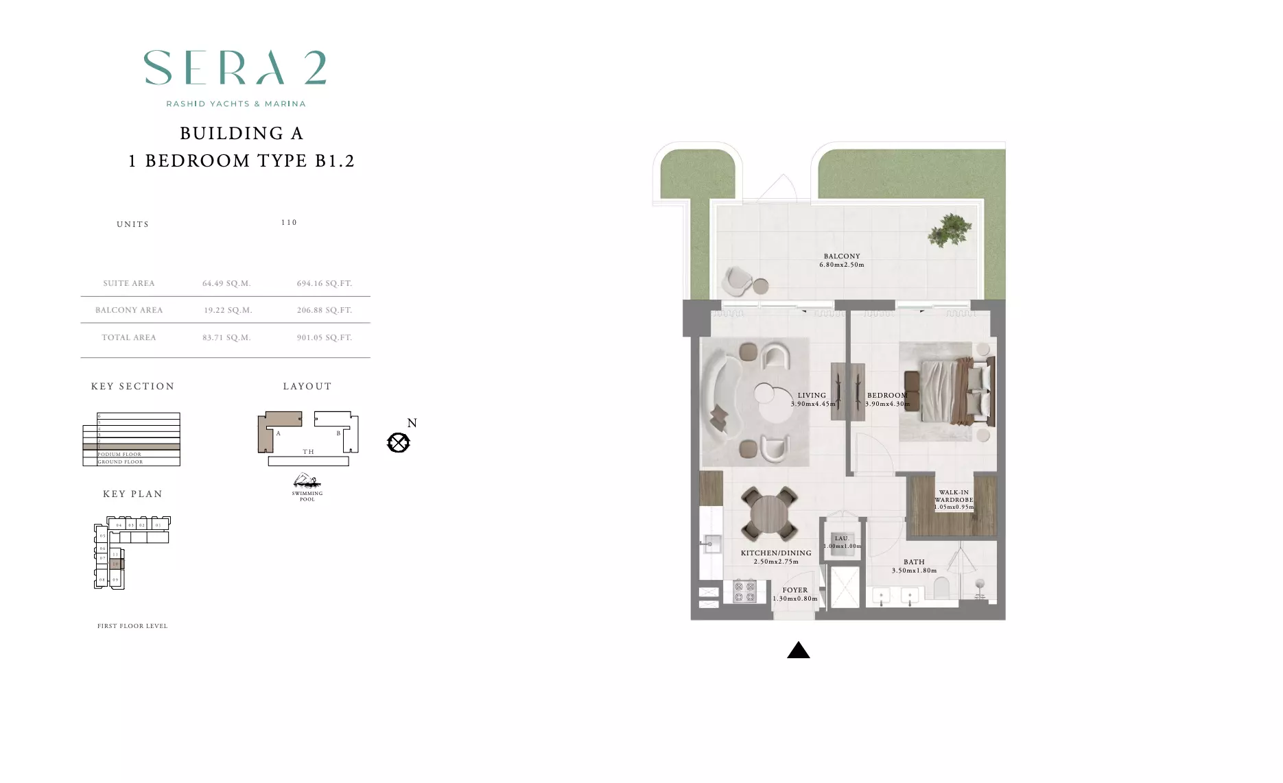 Unit floor plan image
