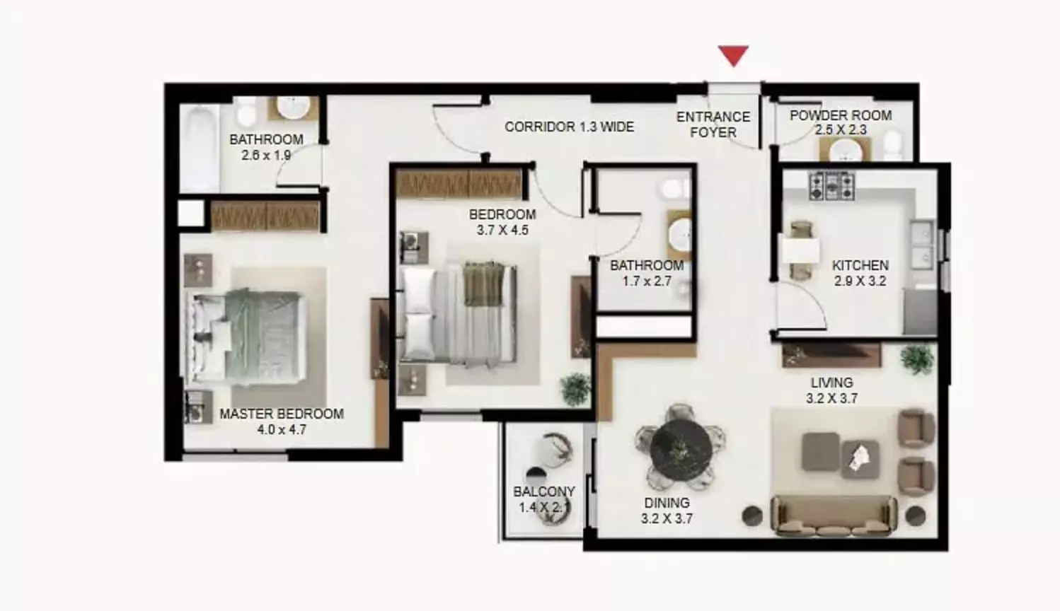 Unit floor plan image
