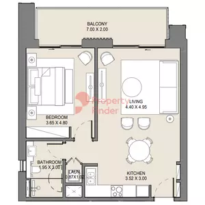 Jomana B3-Type B Level 2, 1 bed