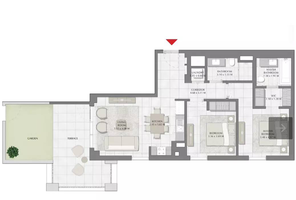 Summer B3-Type A, 2 beds