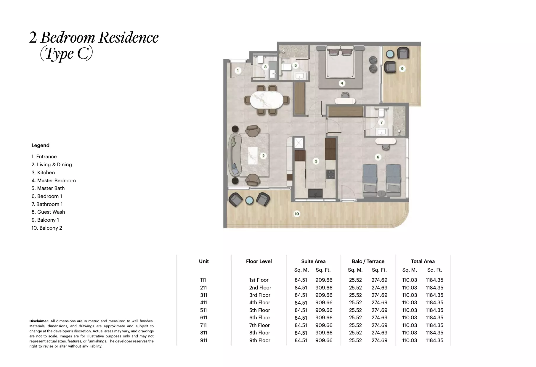 Unit floor plan image