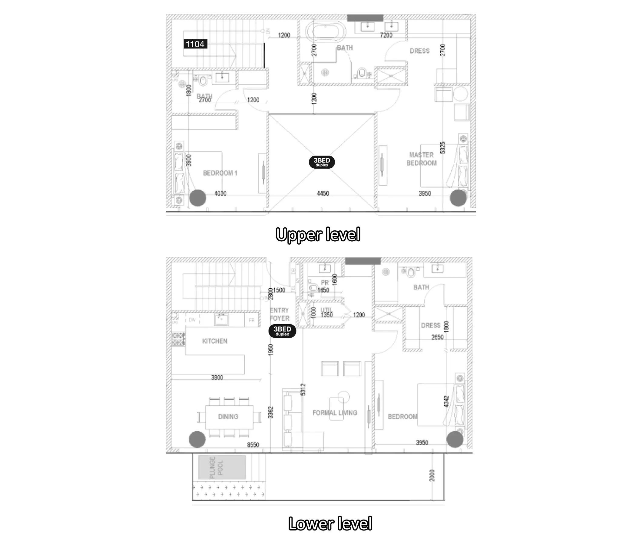 Villa Del Divos Residences — 3BR floor plan