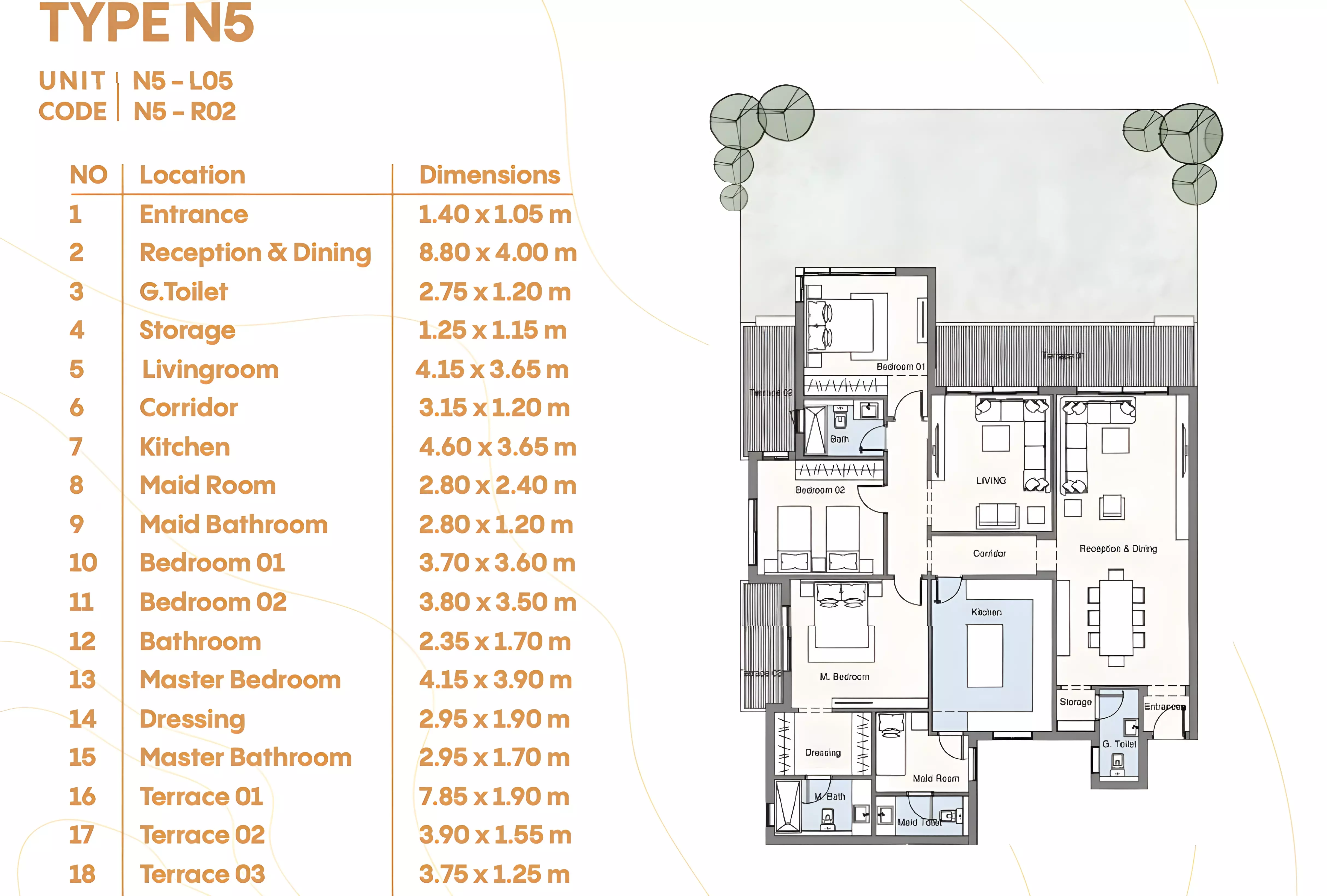 Unit floor plan image