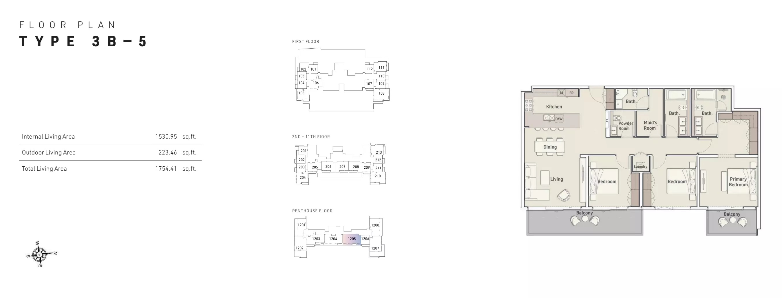 Unit floor plan image