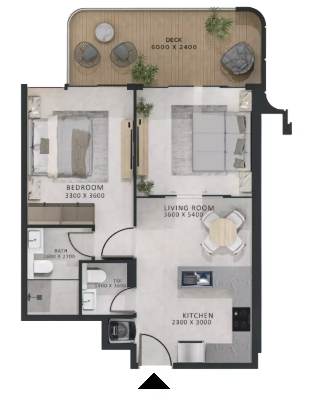 صورة مخطط ارضية الوحدة