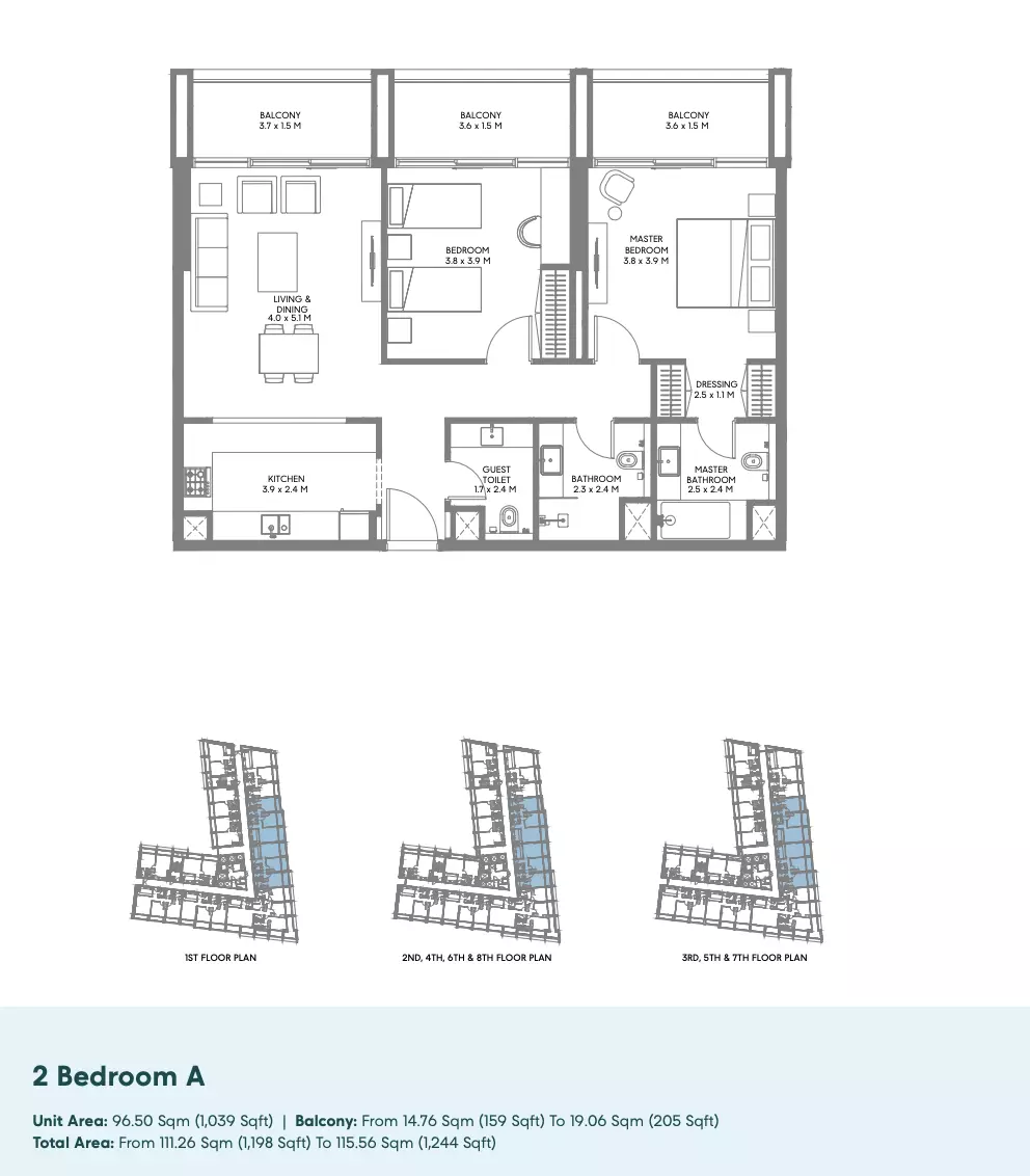 Unit floor plan image