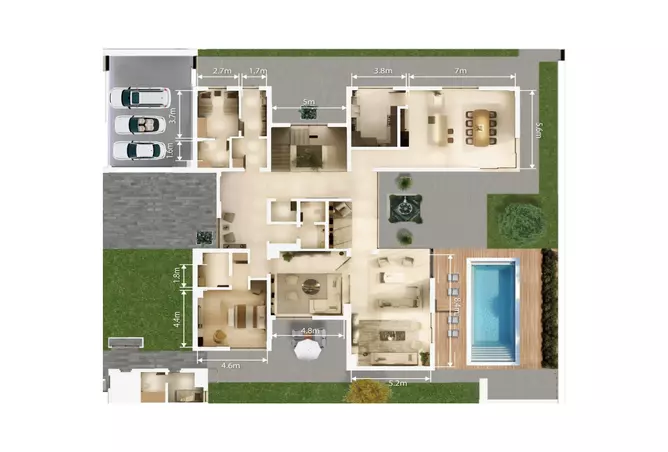 Vitalon at Athlon — 6BR floor plan