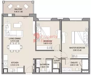 Asayel Type B1, 2 beds