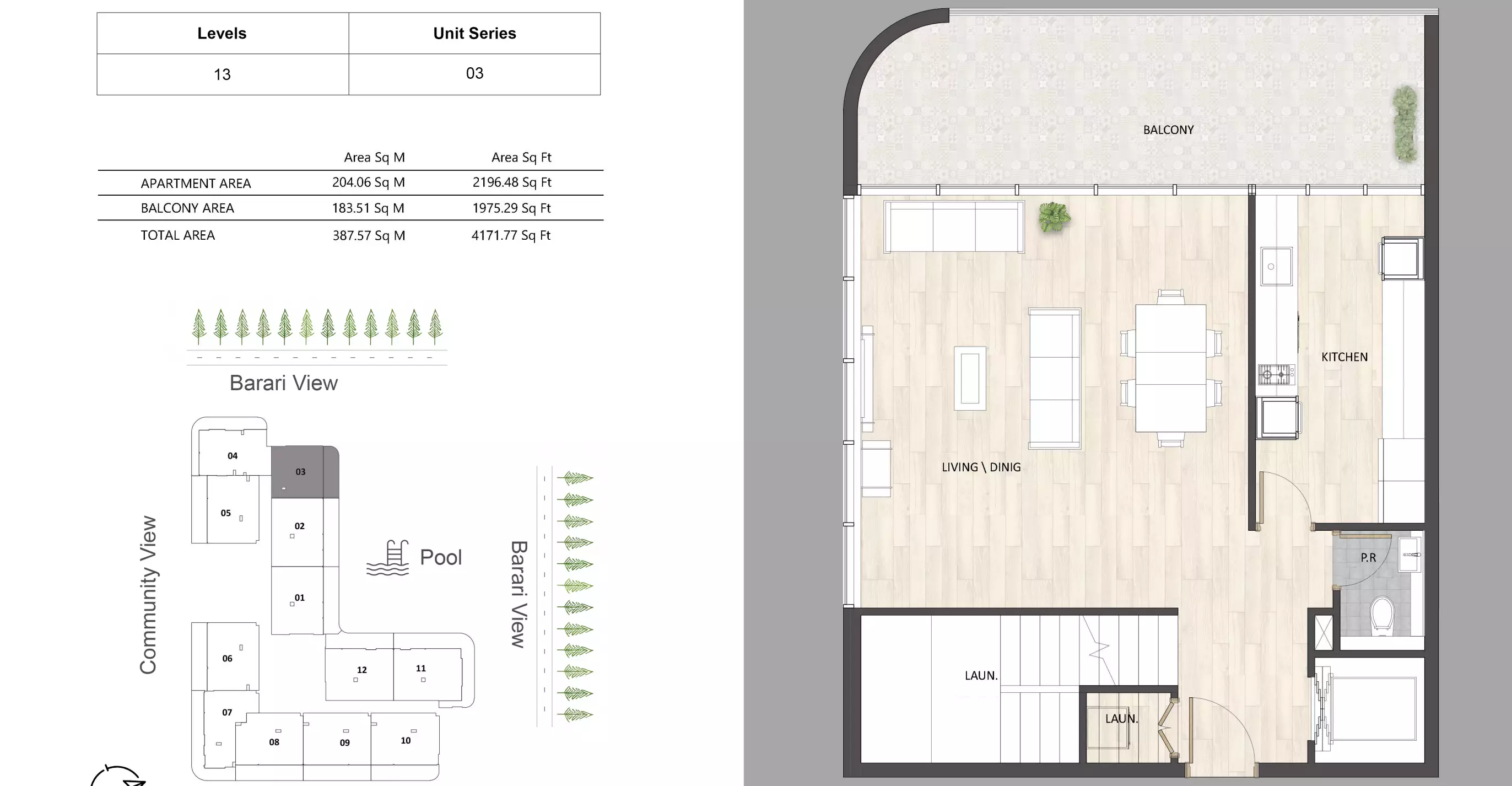 Unit floor plan image