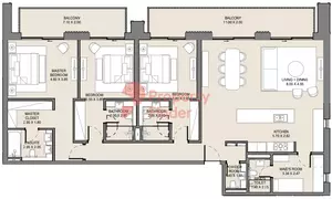 Jomana B6-Type B Level 2, 3 beds