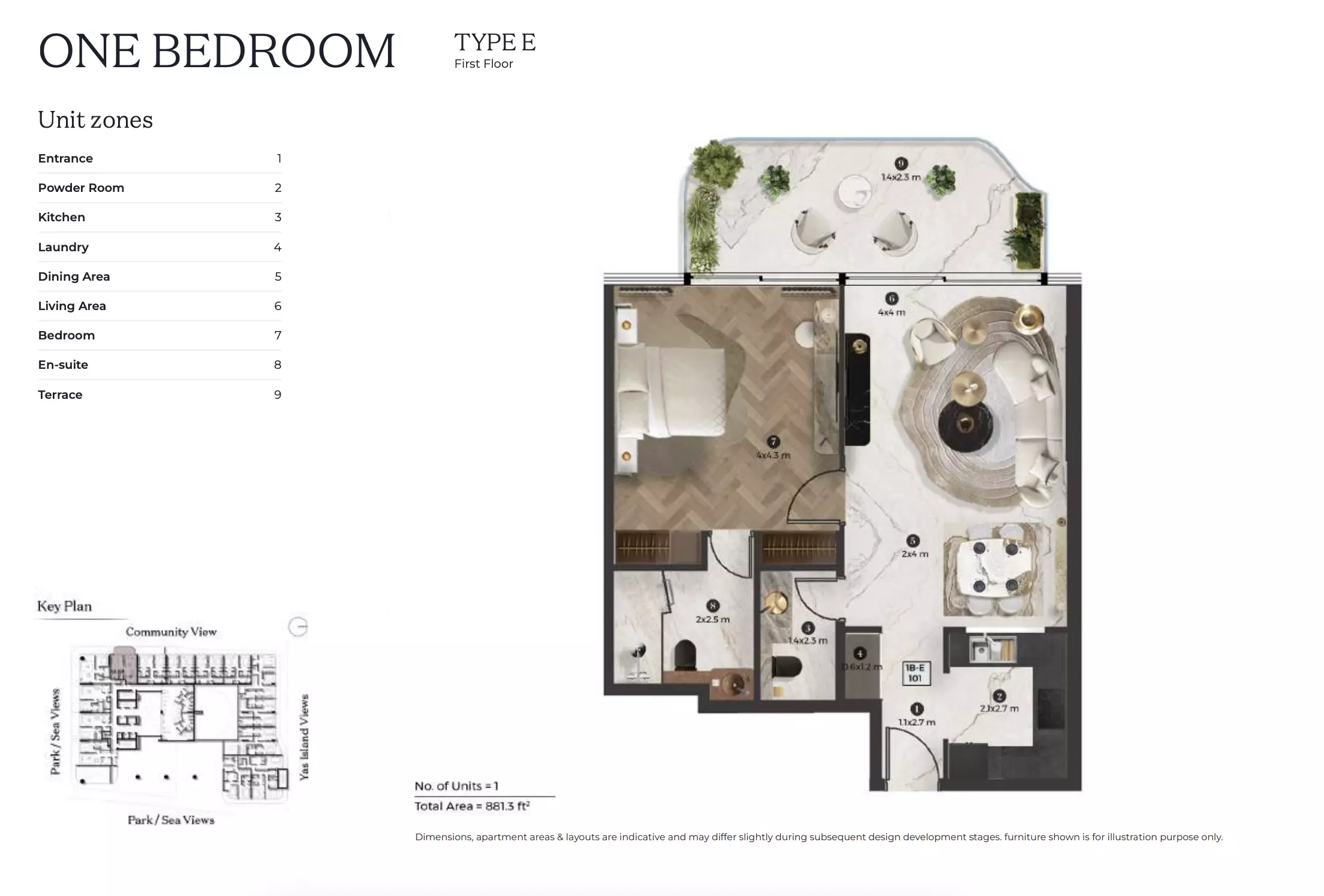 Unit floor plan image