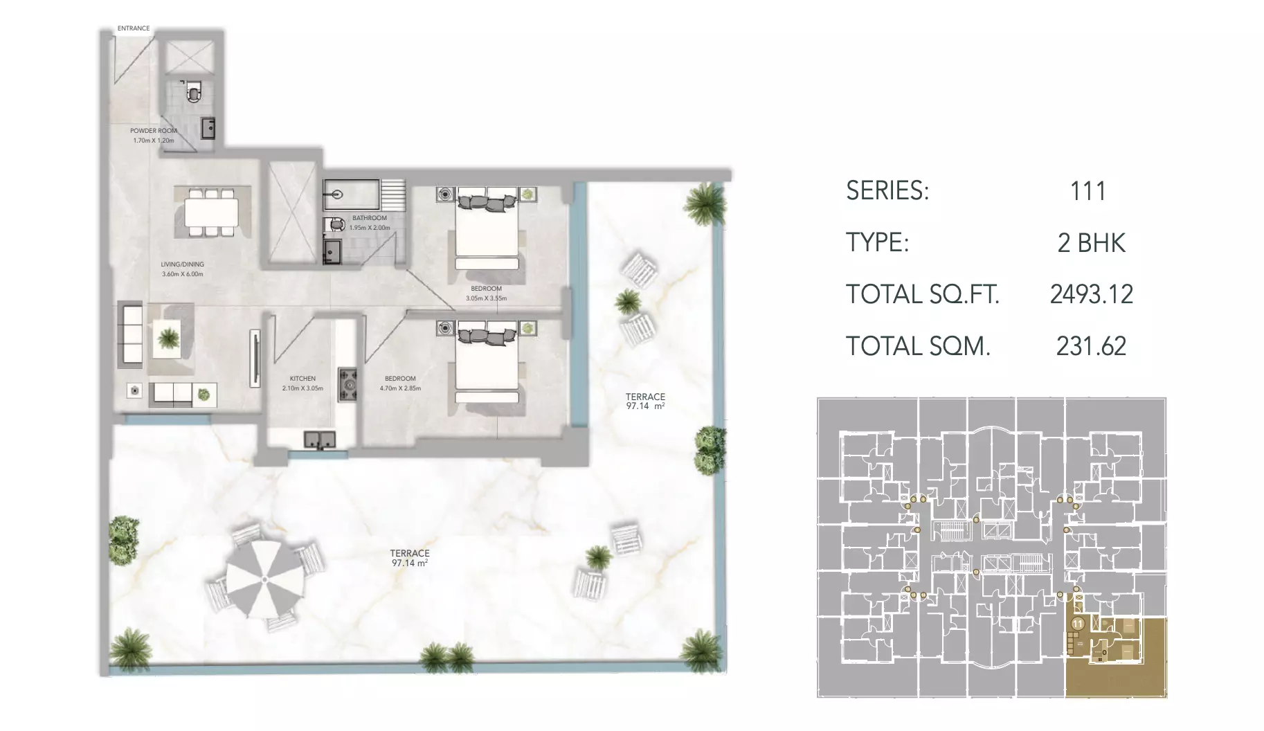 Unit floor plan image