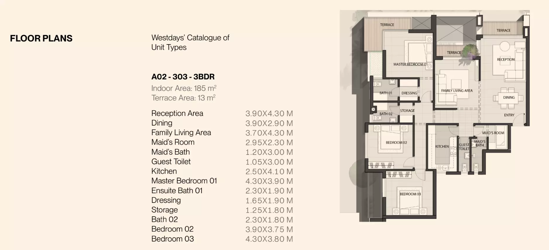 Unit floor plan image
