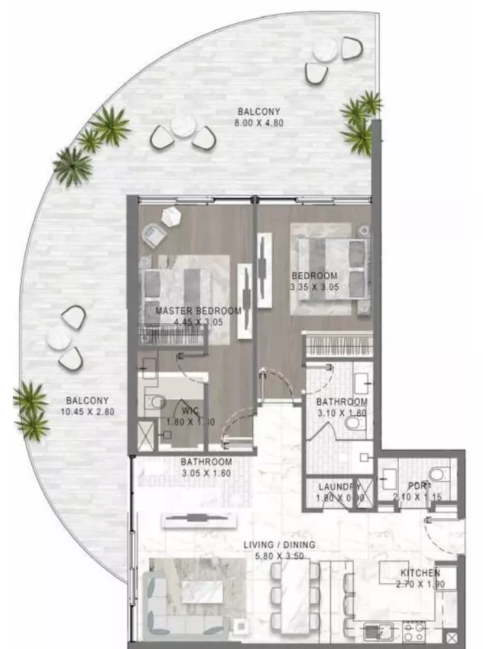 Unit floor plan image