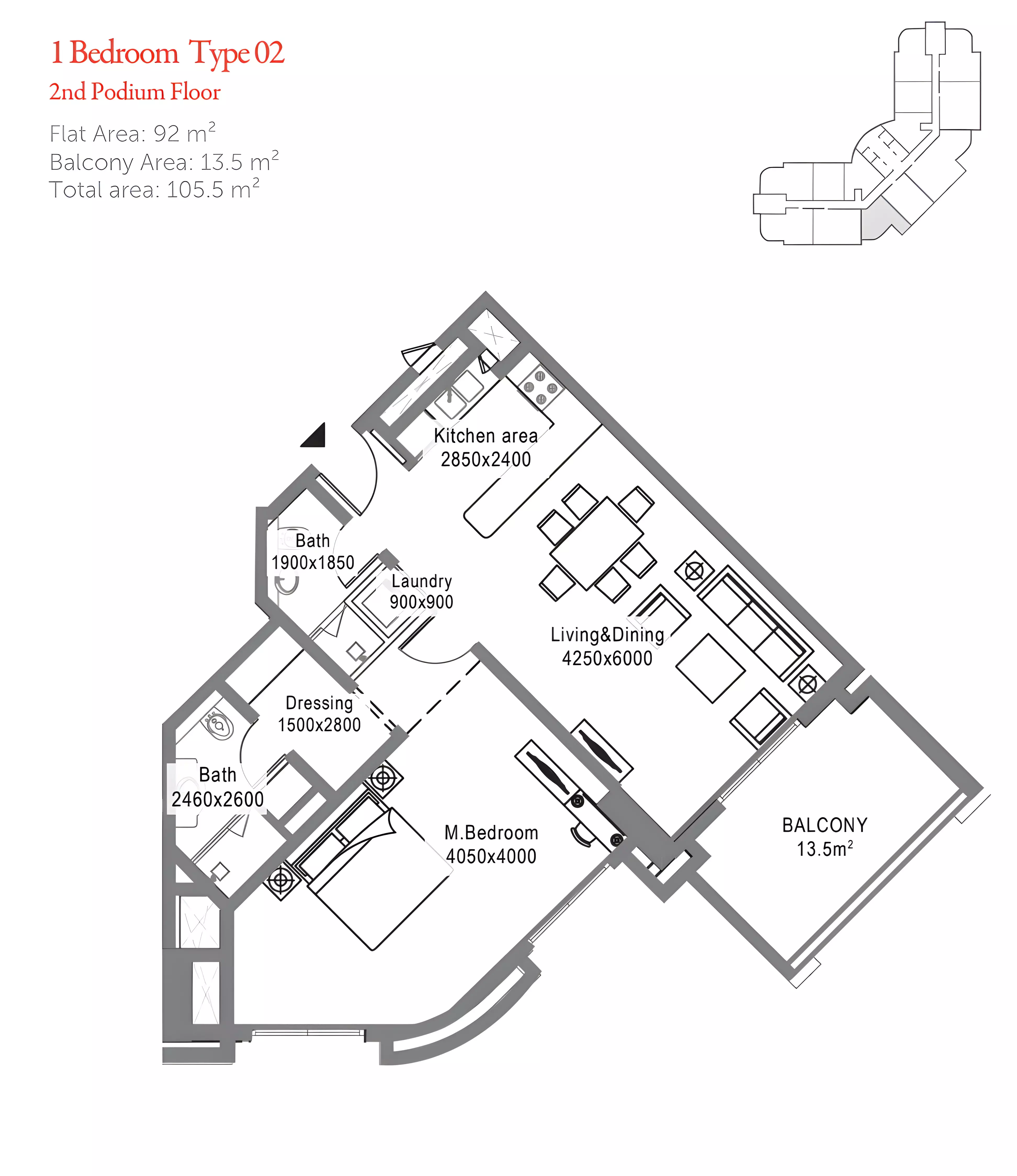 Unit floor plan image