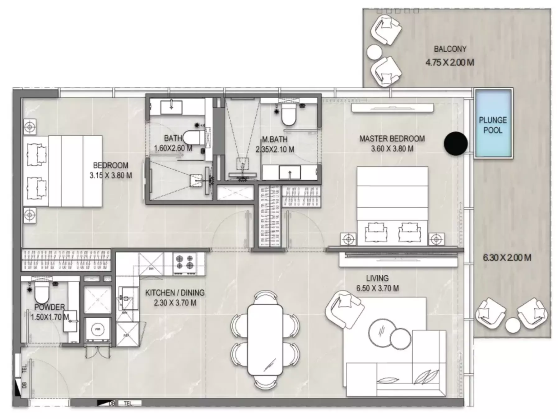 Unit floor plan image