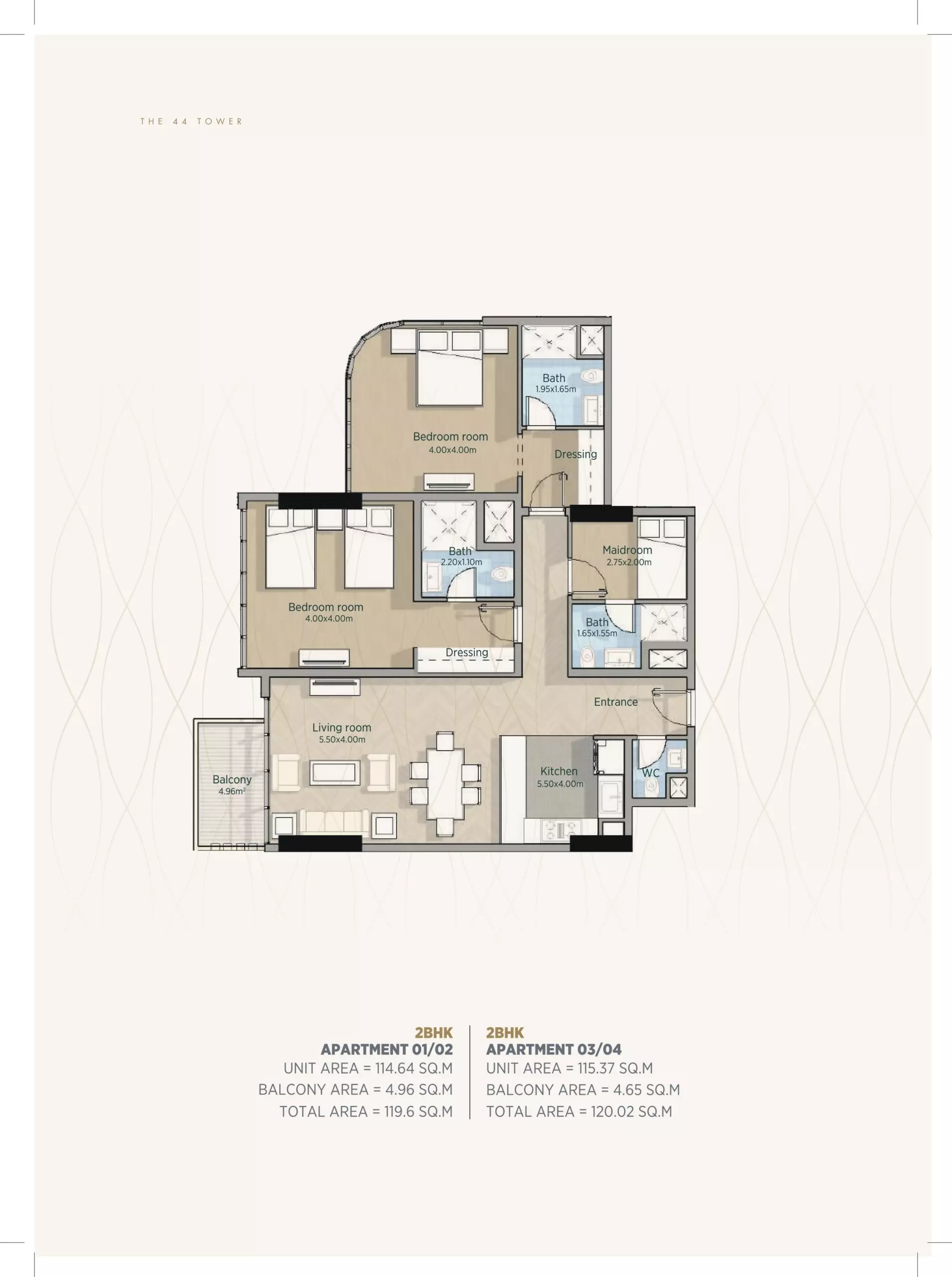 Unit floor plan image