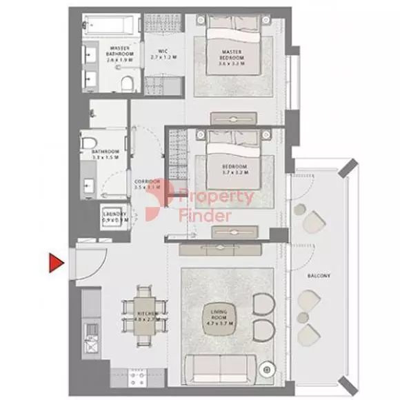 Creek Beach Grove Unit 4 Building 5, 2 beds