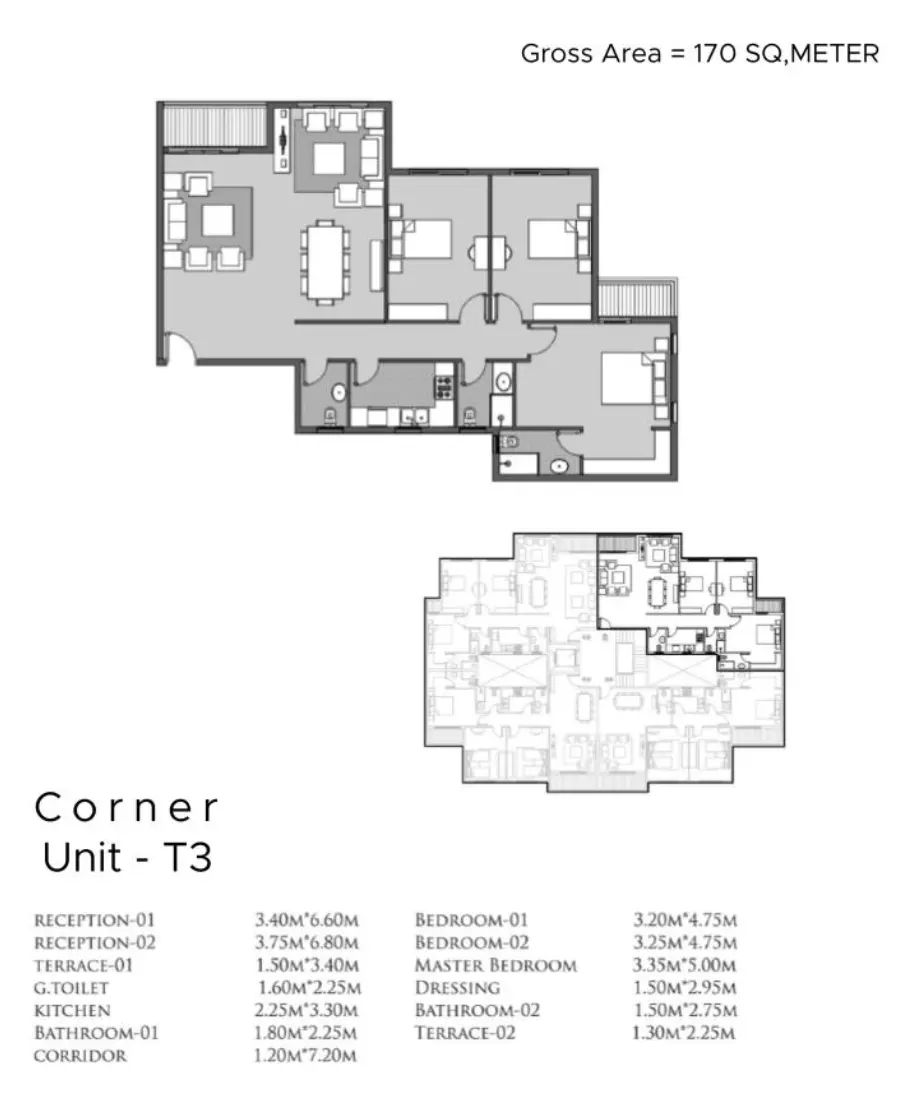 صورة مخطط ارضية الوحدة