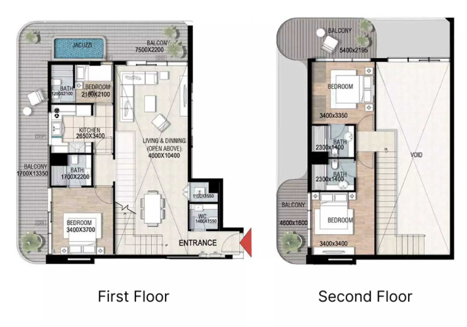 Unit floor plan image