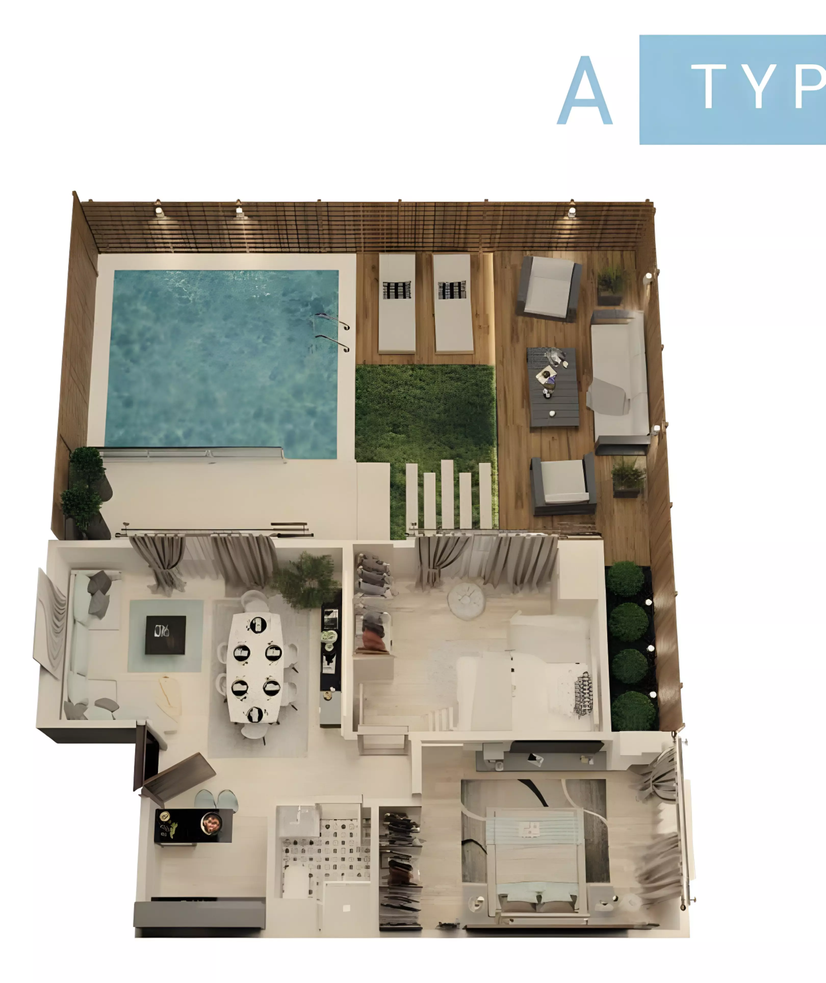 صورة مخطط ارضية الوحدة