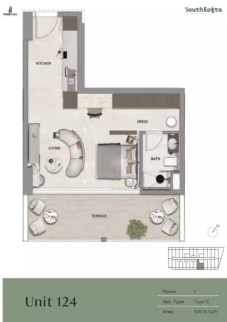 Unit floor plan image